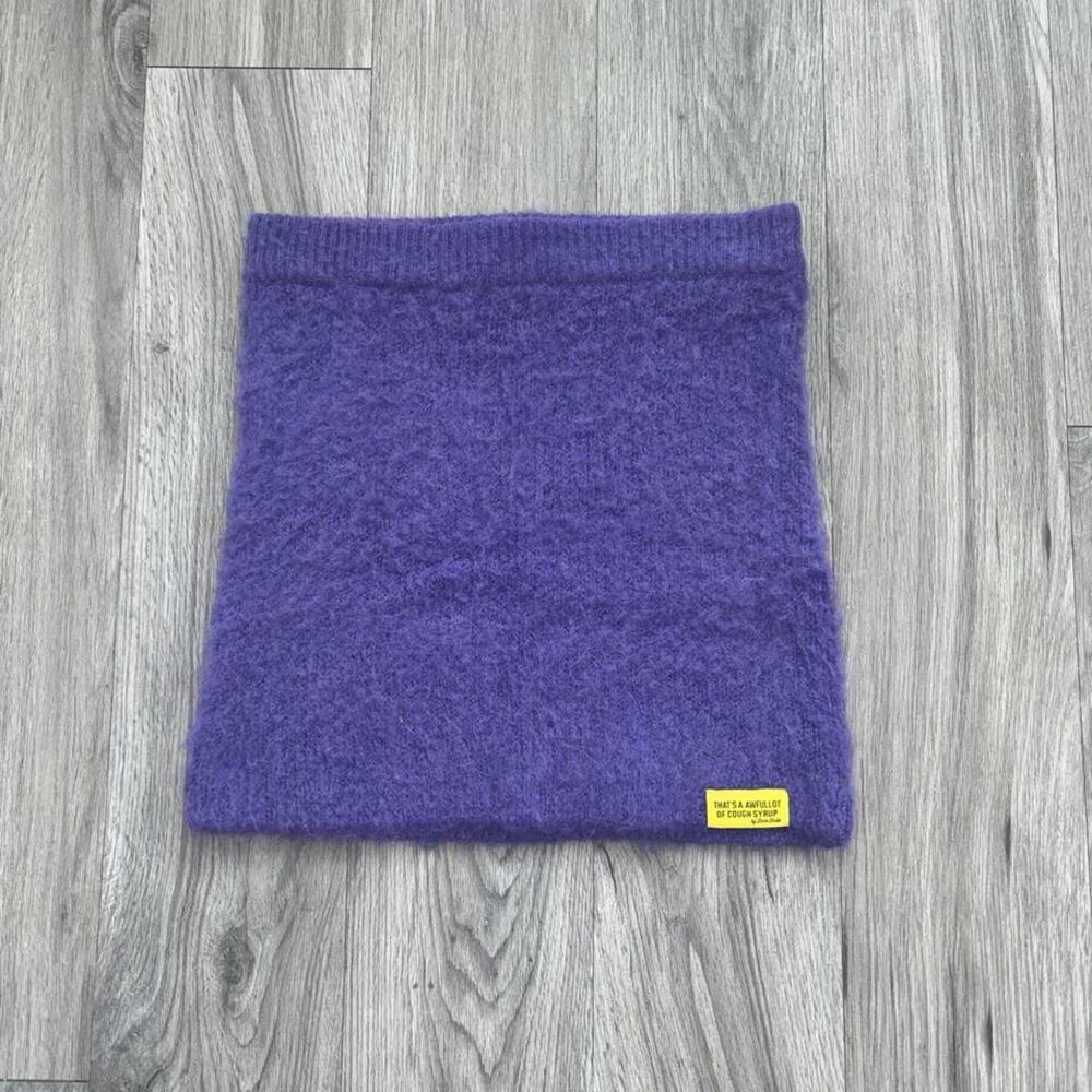 That's A Awful Lot of Cough Syrup Purple Moehair Skirt, Size Small $120 Retail